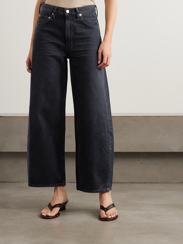 Agolde Low Curve Crop high-rise wide-leg jeans