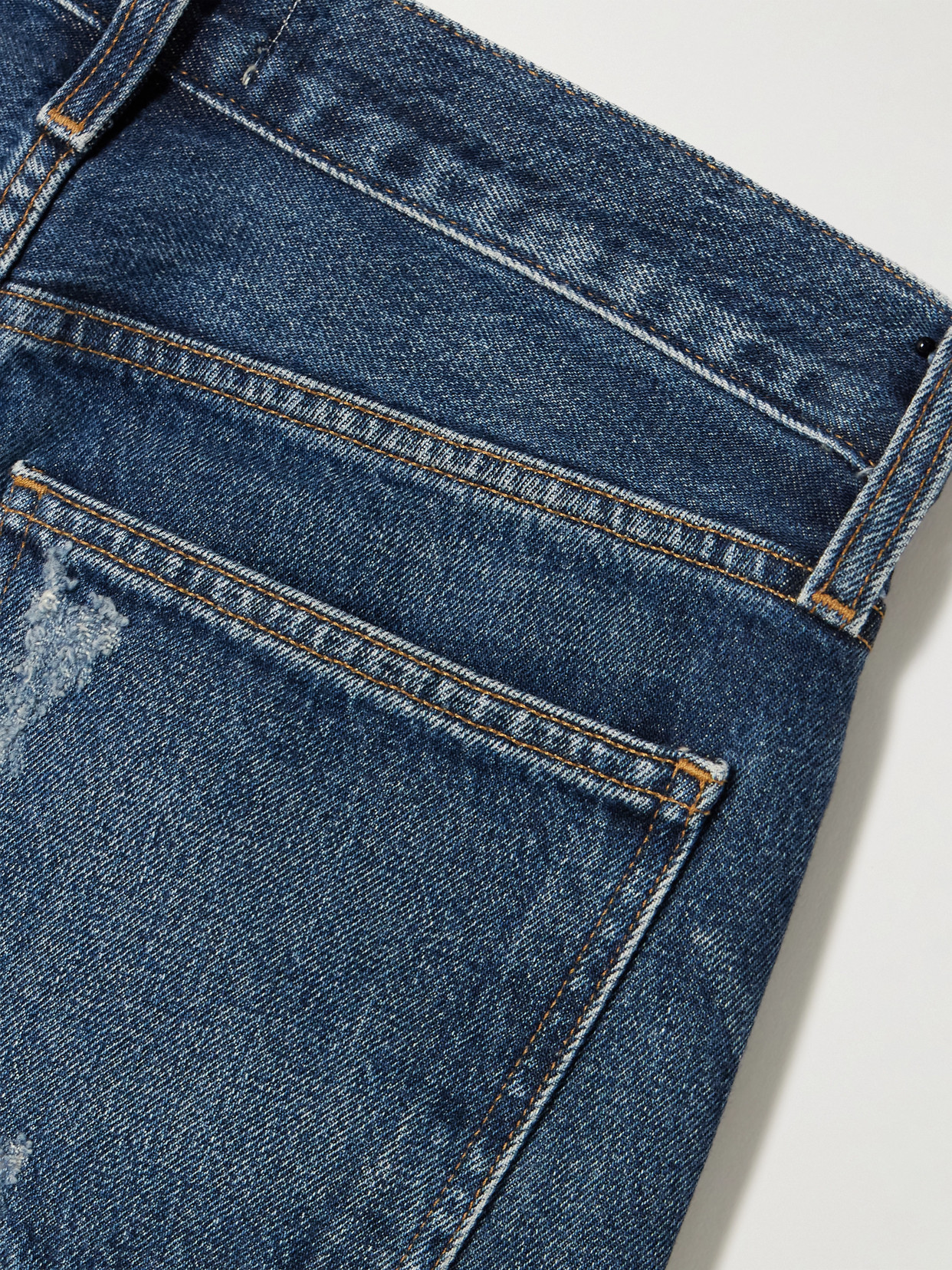 Agolde Mid-rise Bootcut Jeans In Blue