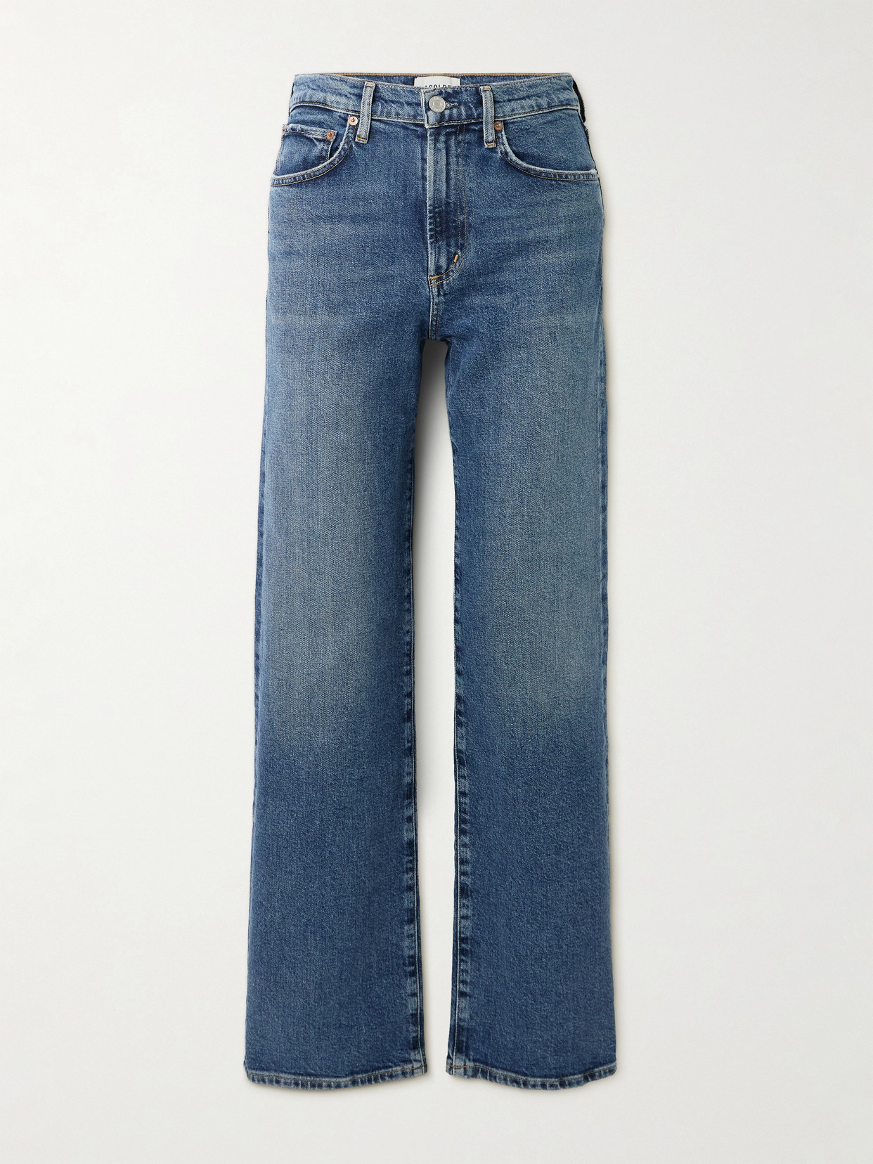 Agolde Harper Mid-rise Straight-leg Jeans
