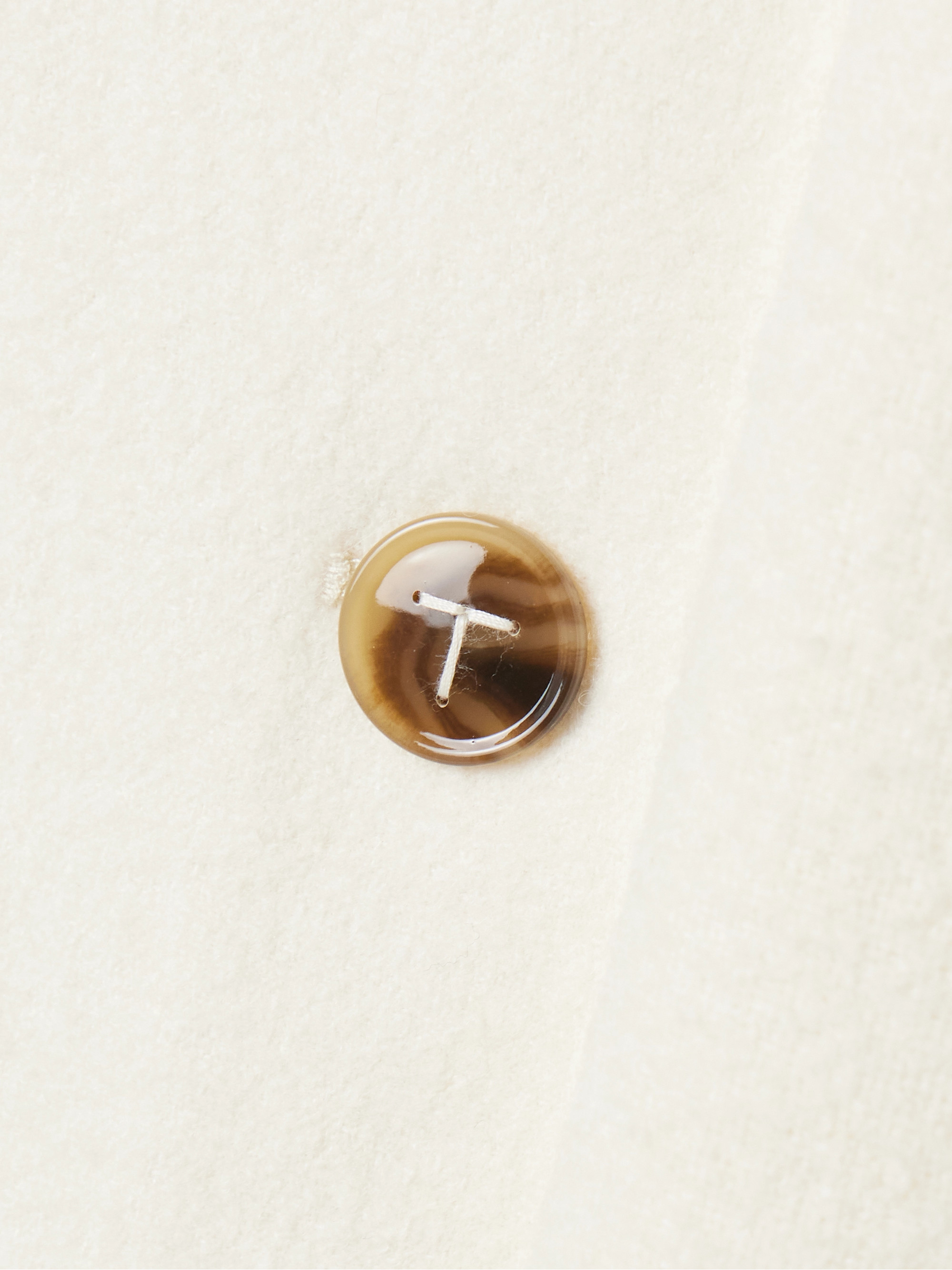 TOTEME Draped fringed wool-blend jacket thumbnail