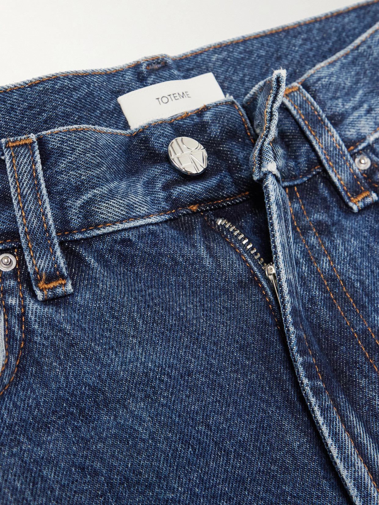 High-Rise Wide-Leg Organic Jeans