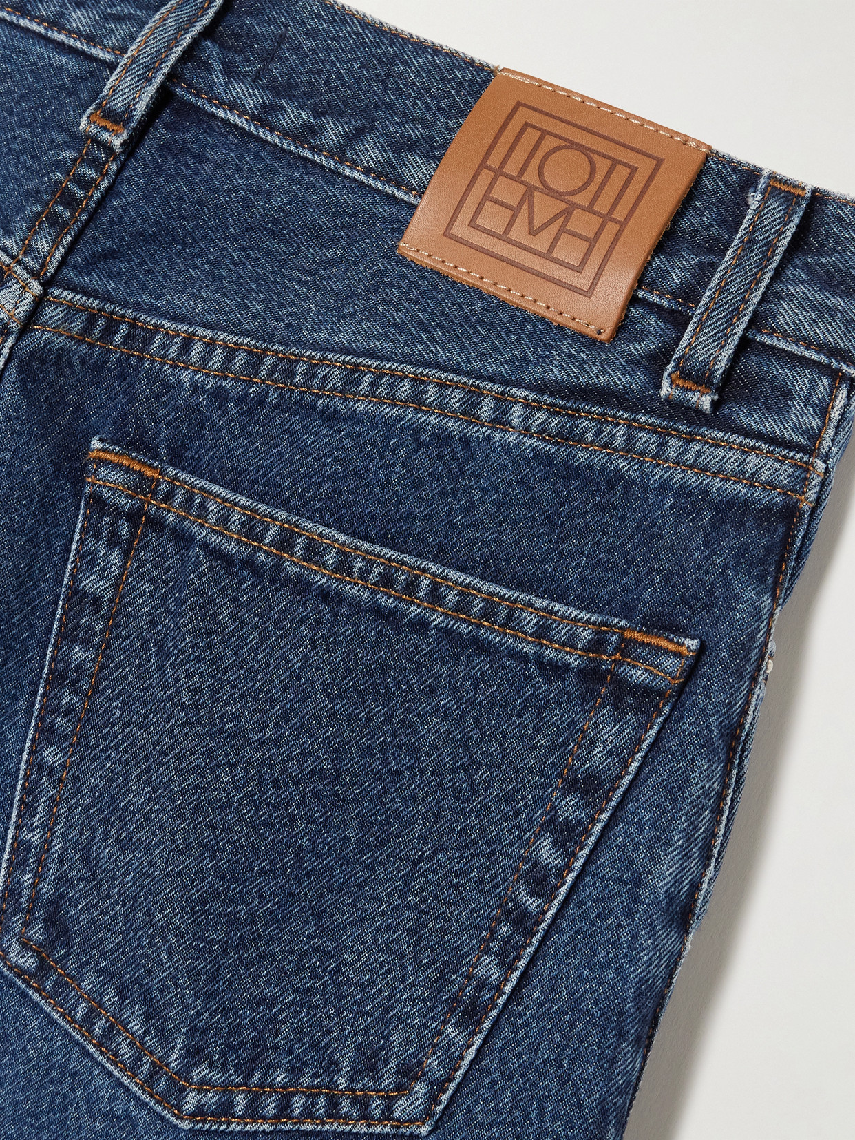 High-Rise Wide-Leg Organic Jeans