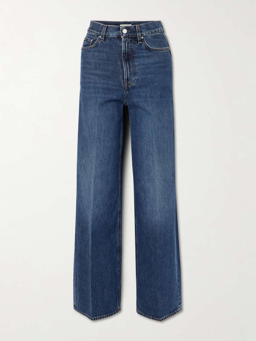 TOTEME High-rise Wide-leg Organic Jeans