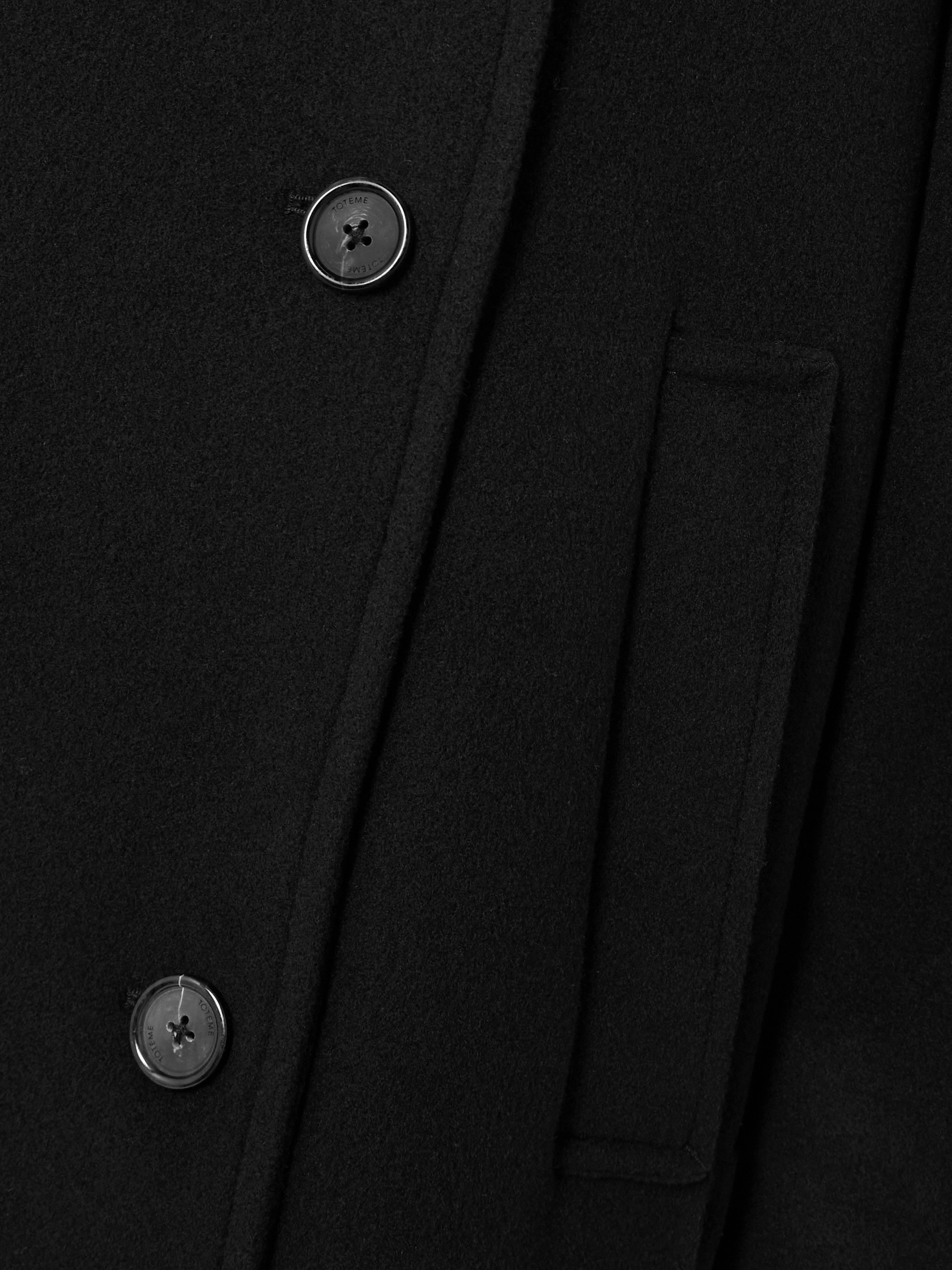 TOTEME Shield oversized double-breasted wool-blend coat