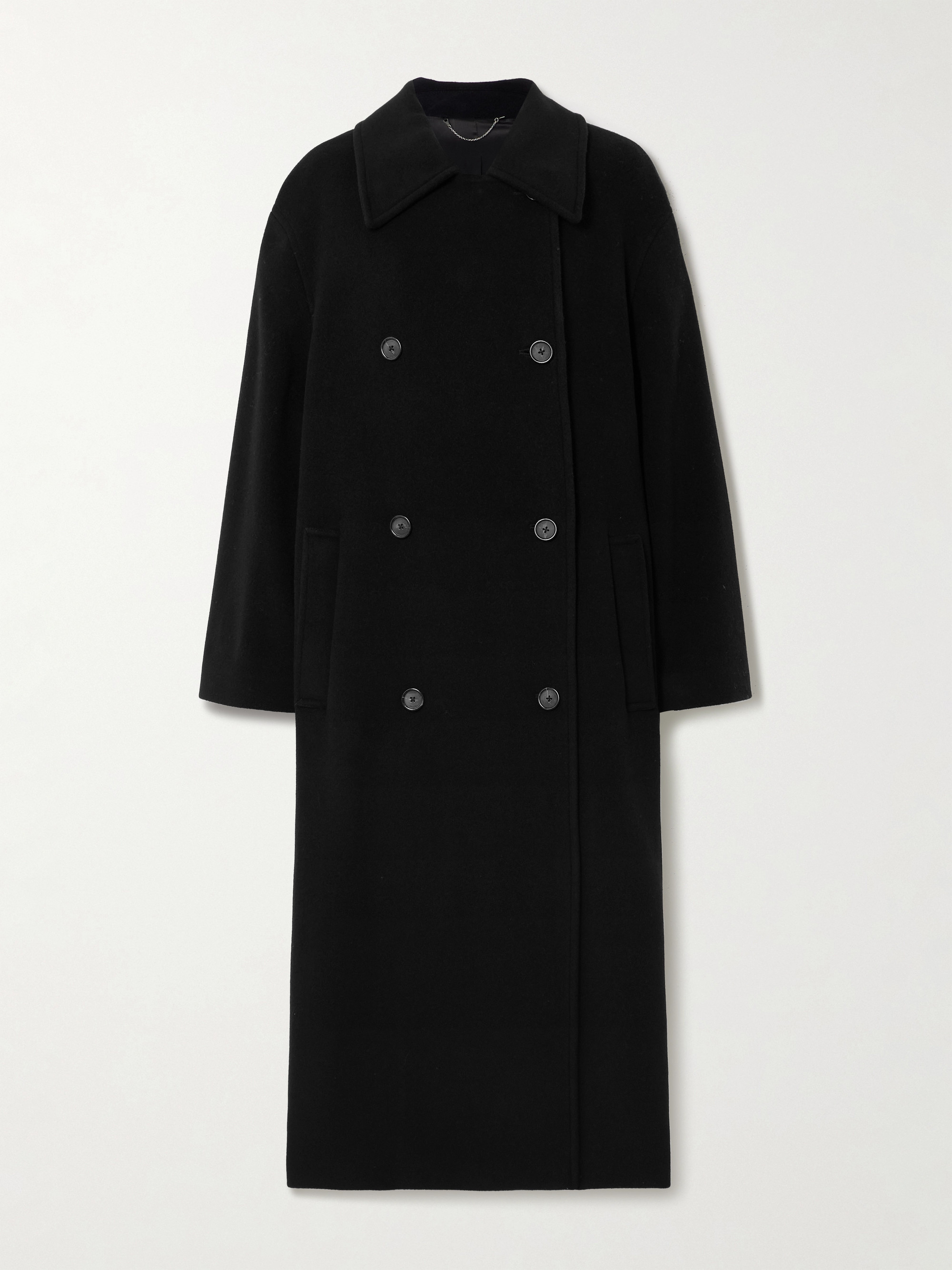 TOTEME Shield oversized double-breasted wool-blend coat