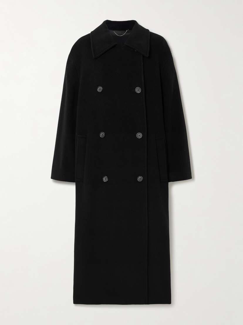 TOTEME Shield Oversized Double-breasted Wool-blend Coat
