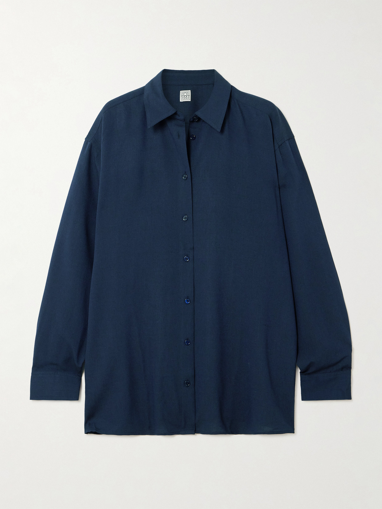Totême Crepe Shirt In Blue