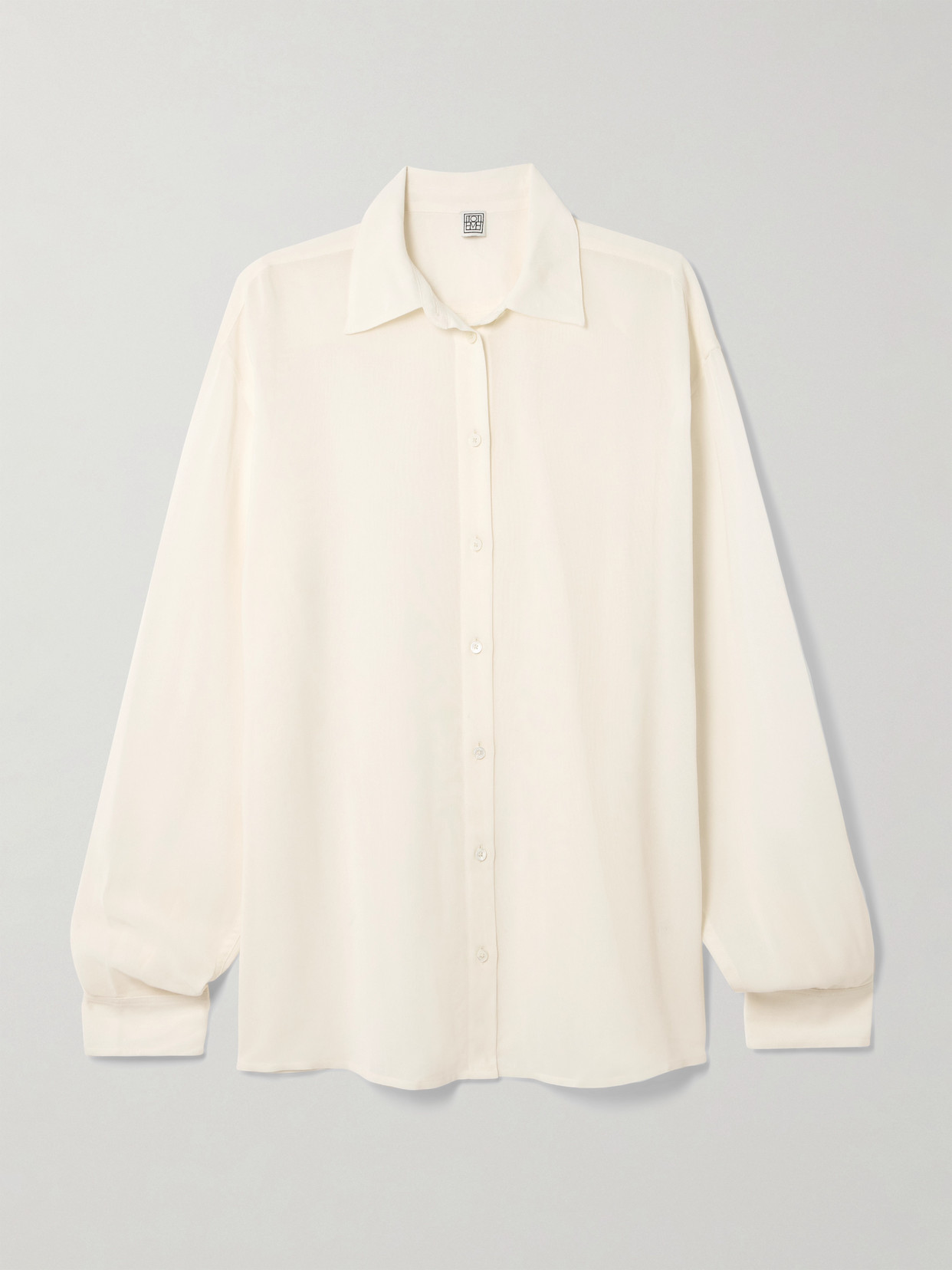 Totême Voile Shirt In Neutral