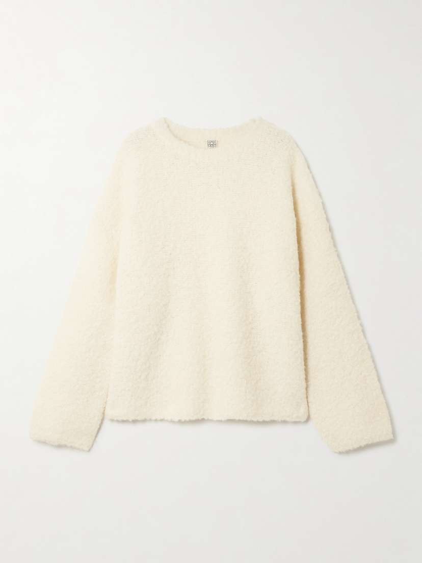 TOTEME Alpaca And Wool-blend Bouclé Sweater