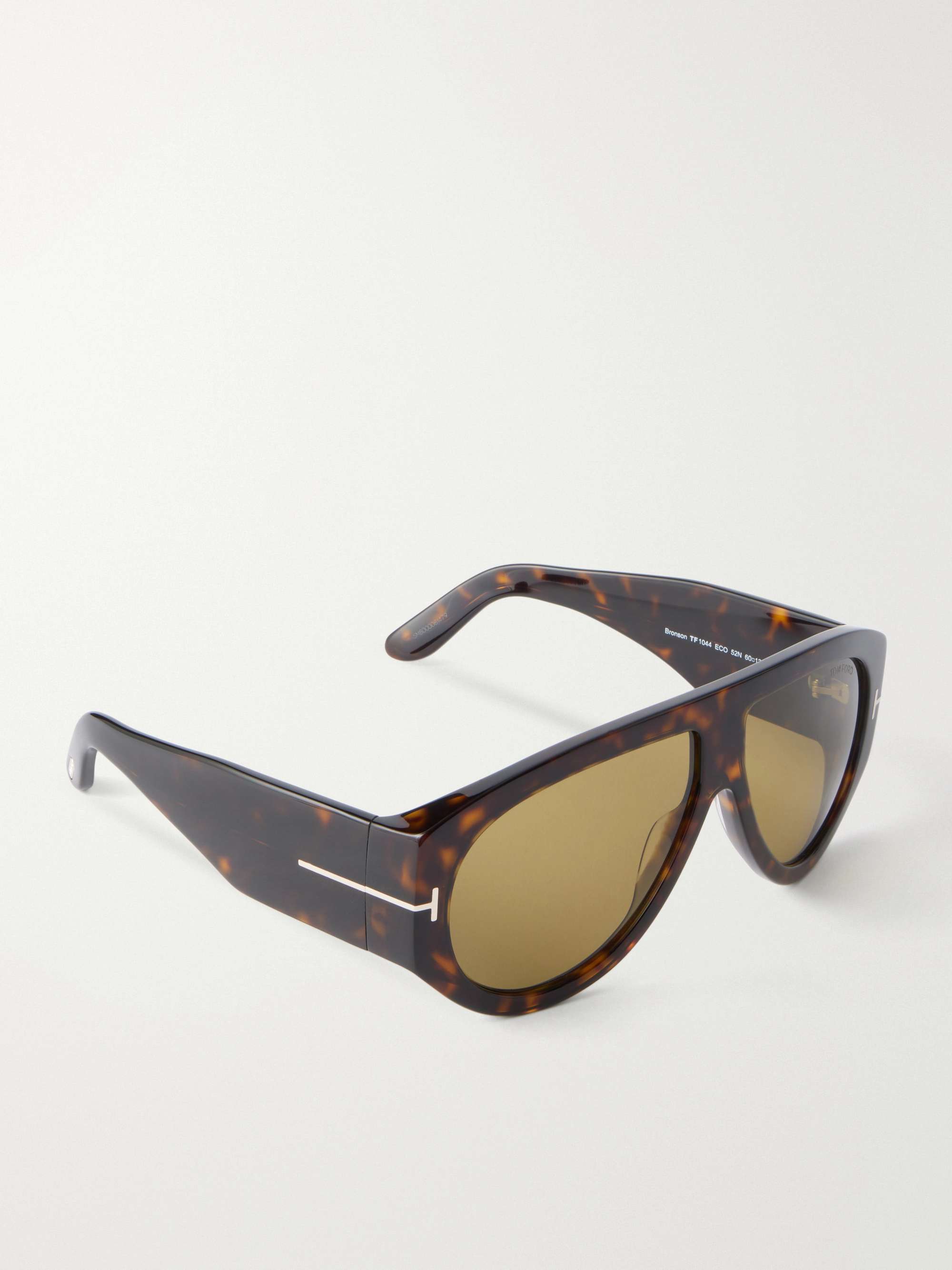 TOM FORD EYEWEAR Bronson D-frame tortoiseshell acetate sunglasses