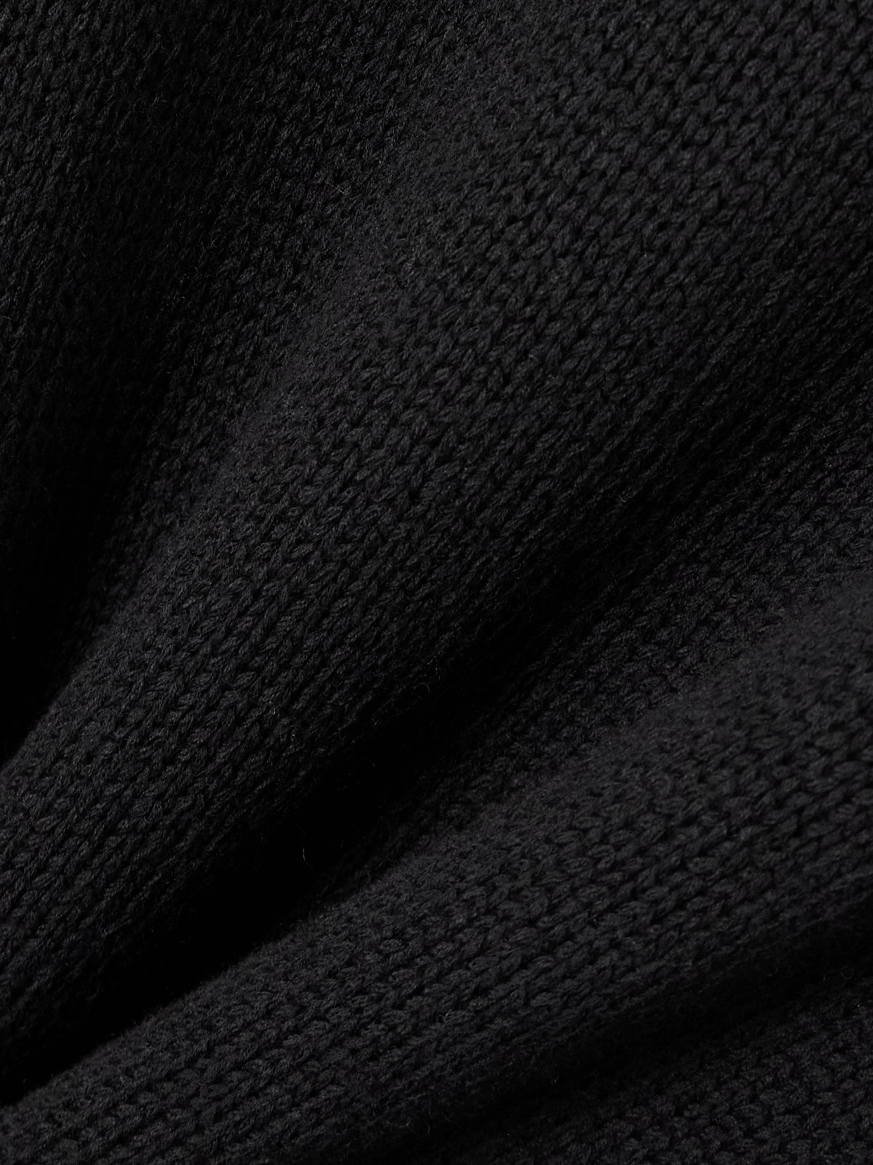 Oversized Ribbed Organic Cotton And Cashmere-Blend Turtleneck Sweater