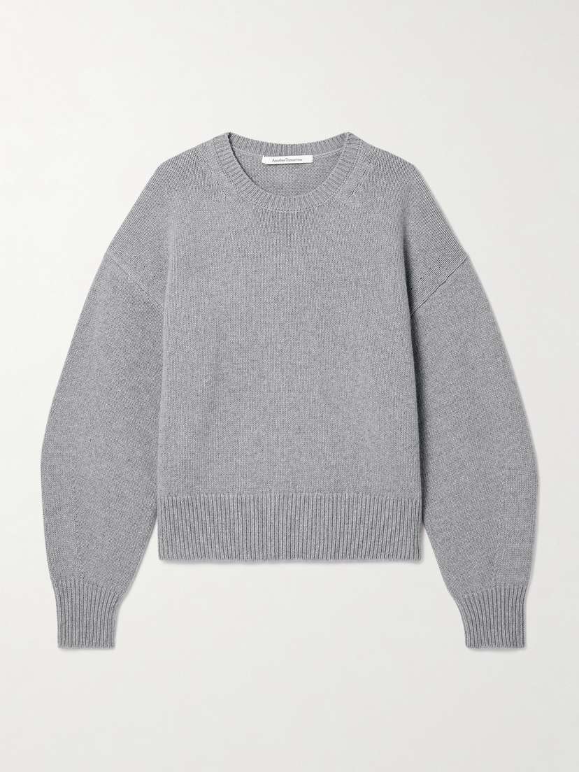 Another Tomorrow Cashmere And Wool-blend Sweater