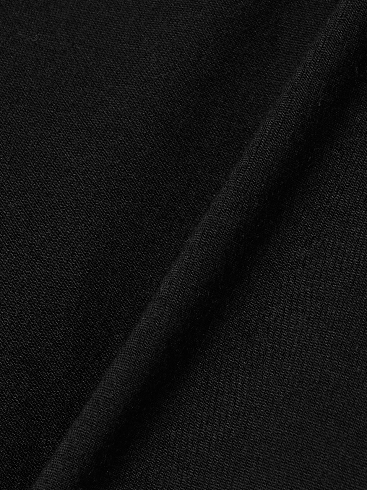 Another Tomorrow Boy Lyocell-jersey T-shirt In Black