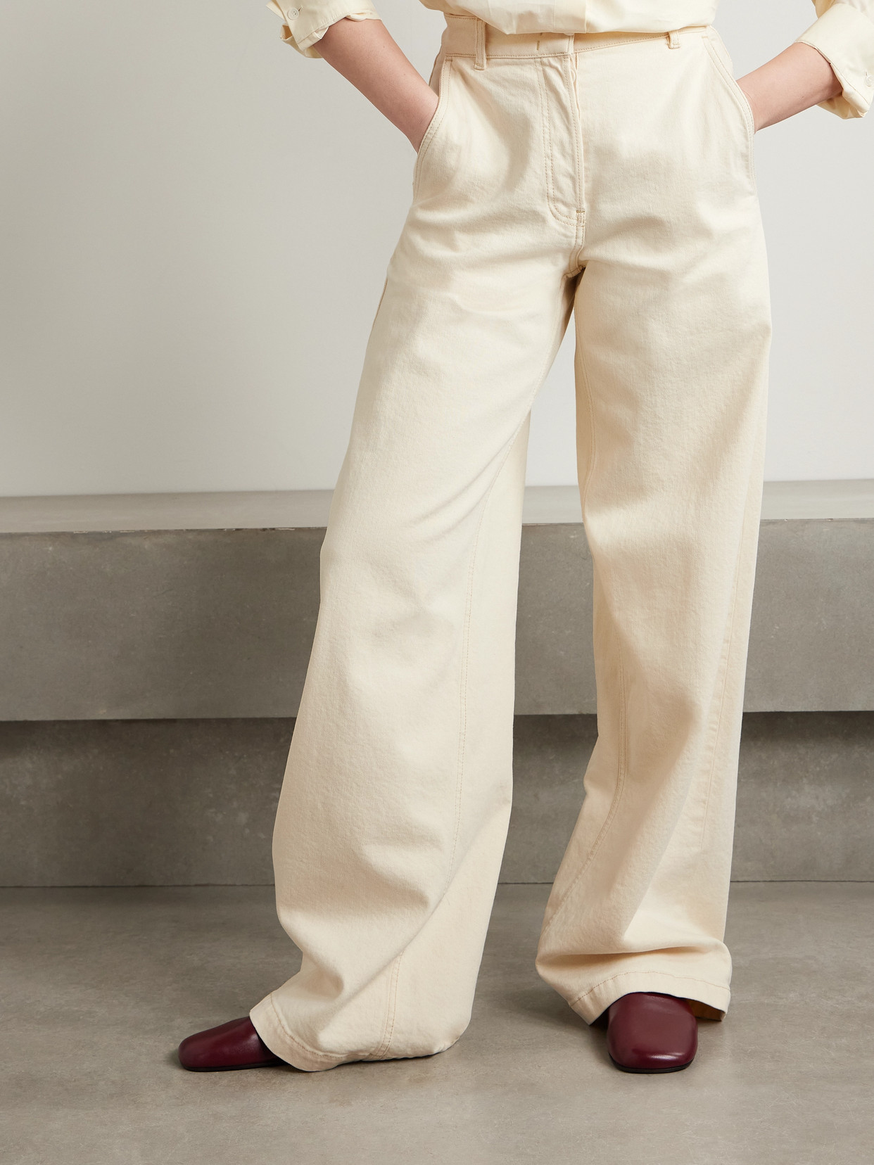 Organic High-Rise Wide- Leg