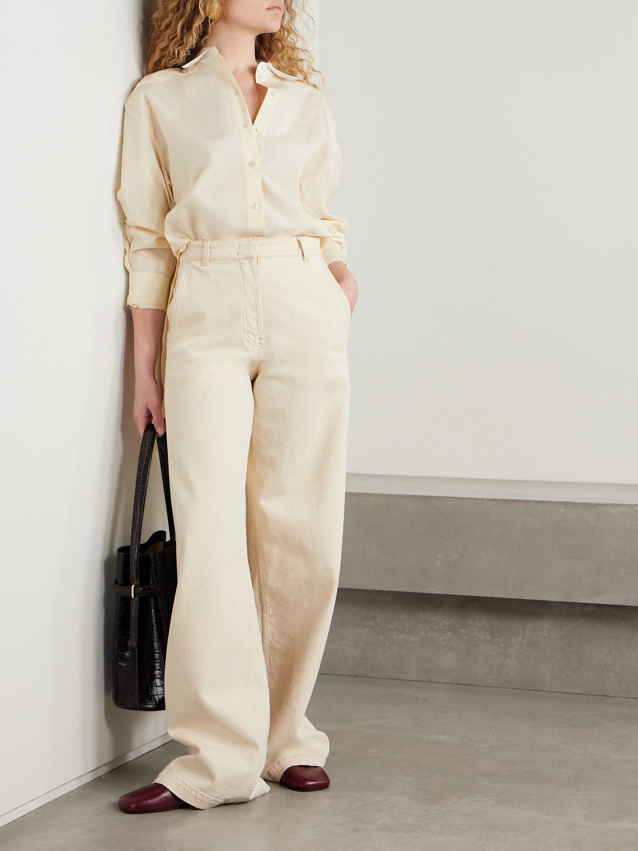 Organic High-Rise Wide- Leg