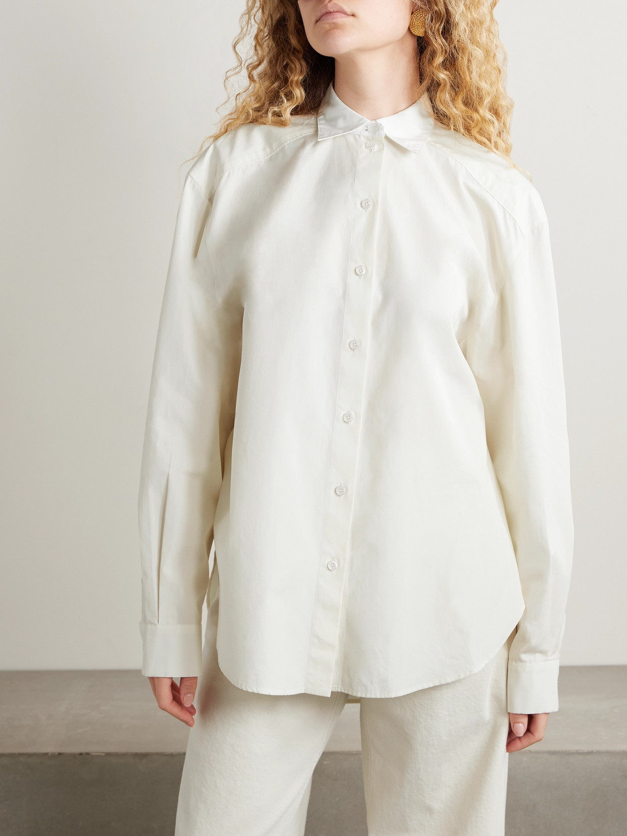 Organic Cotton-Poplin Shirt