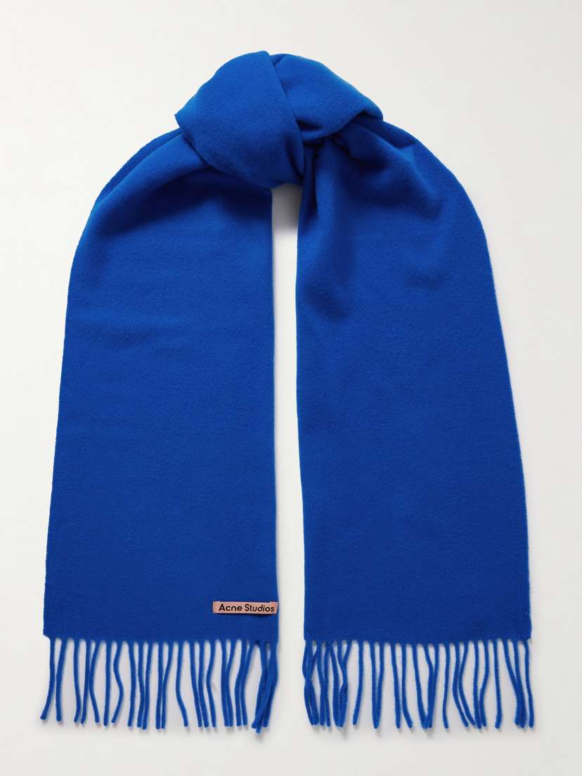 Acne Studios Fringed Wool Scarf
