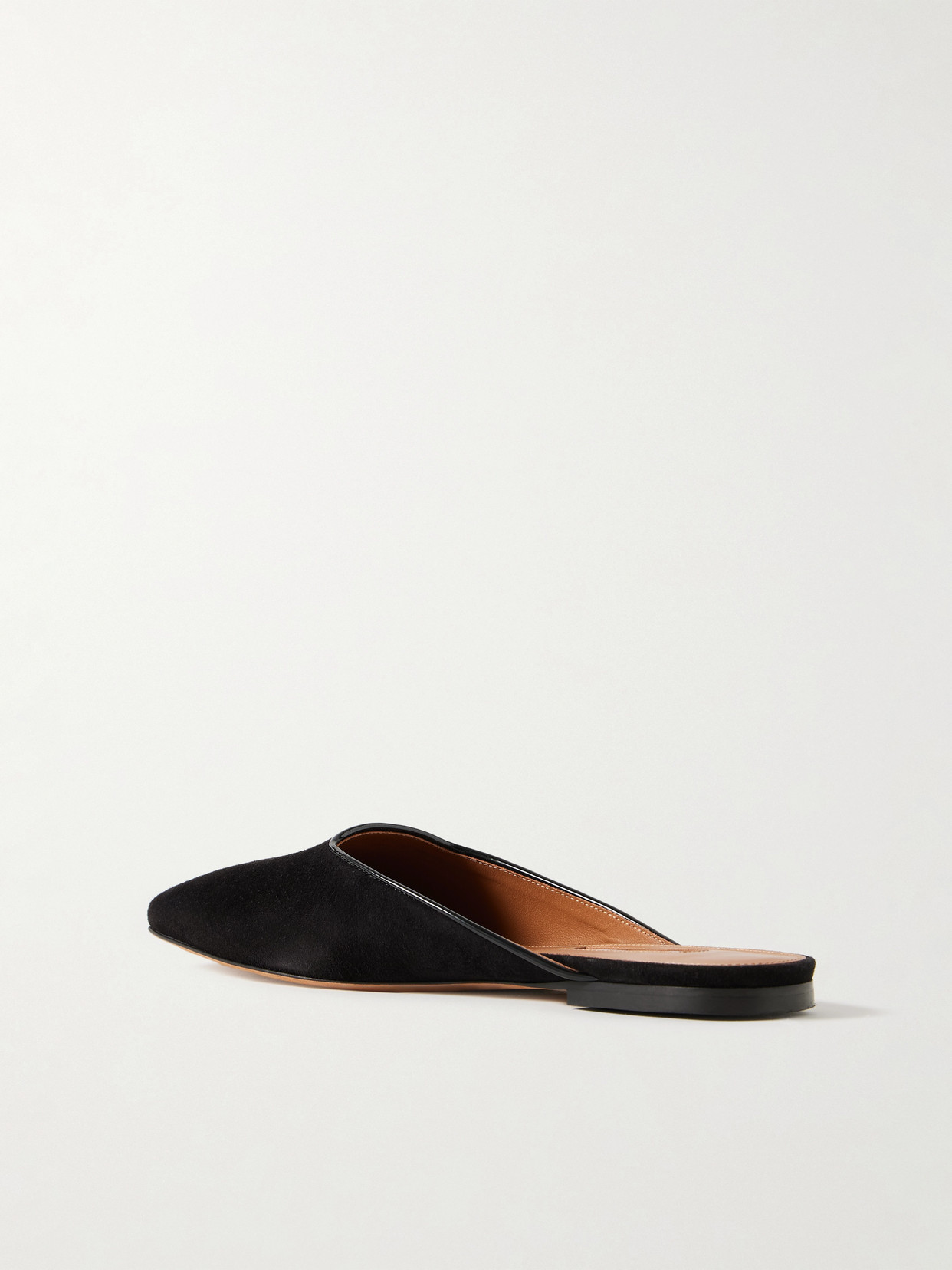 Emme Parsons Suede Mules In Black