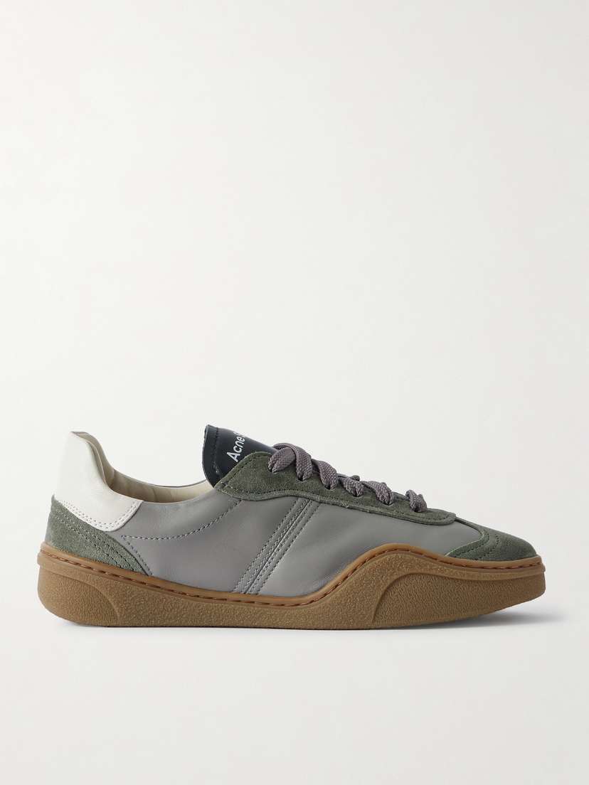 Acne Studios Suede And Leather Sneakers