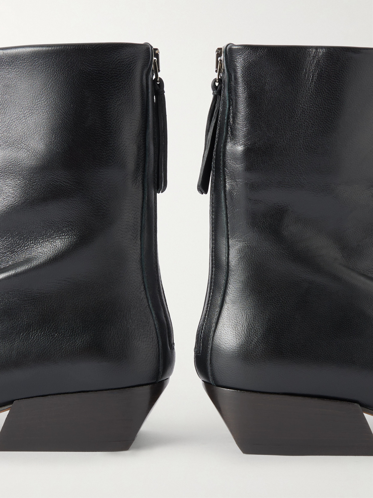 Emme Parsons Minori Leather Ankle Boots In Black