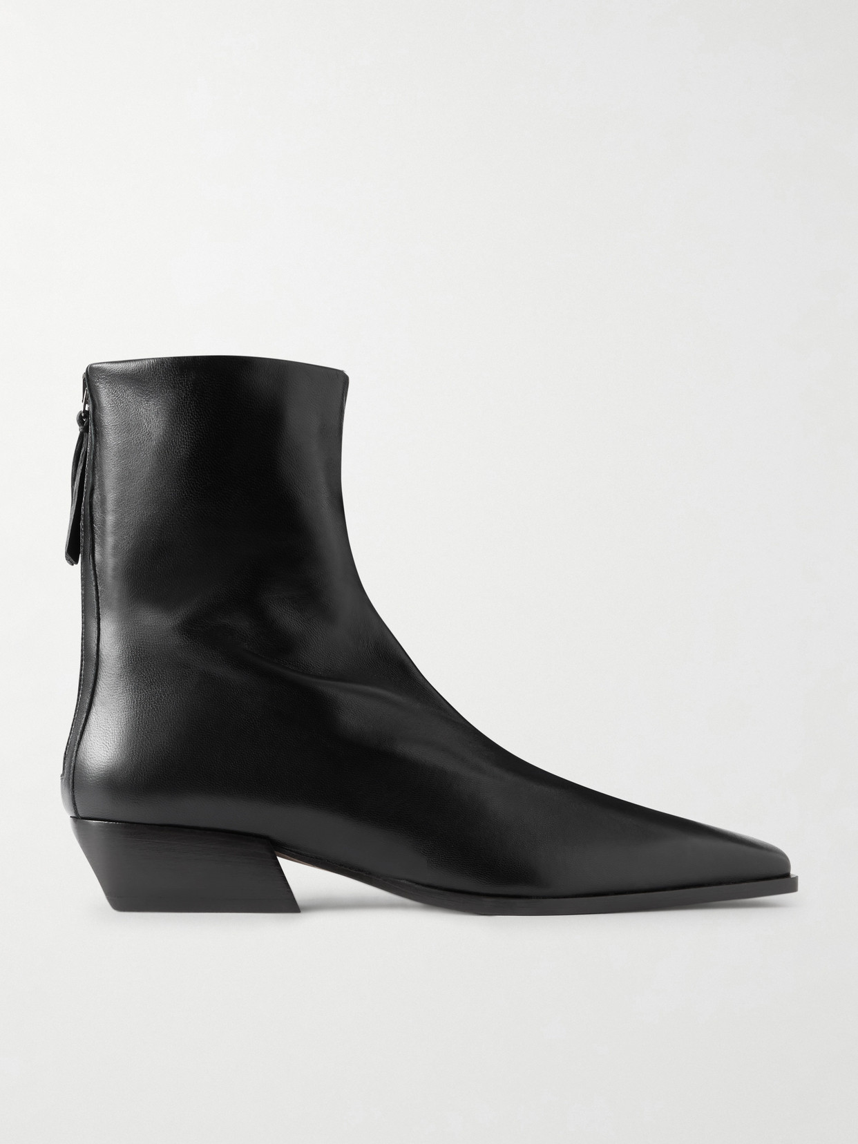 Emme Parsons Minori Leather Ankle Boots In Black