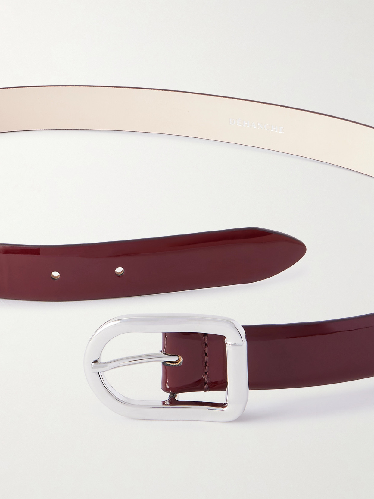 Dehanche Mija Leather Belt In Red