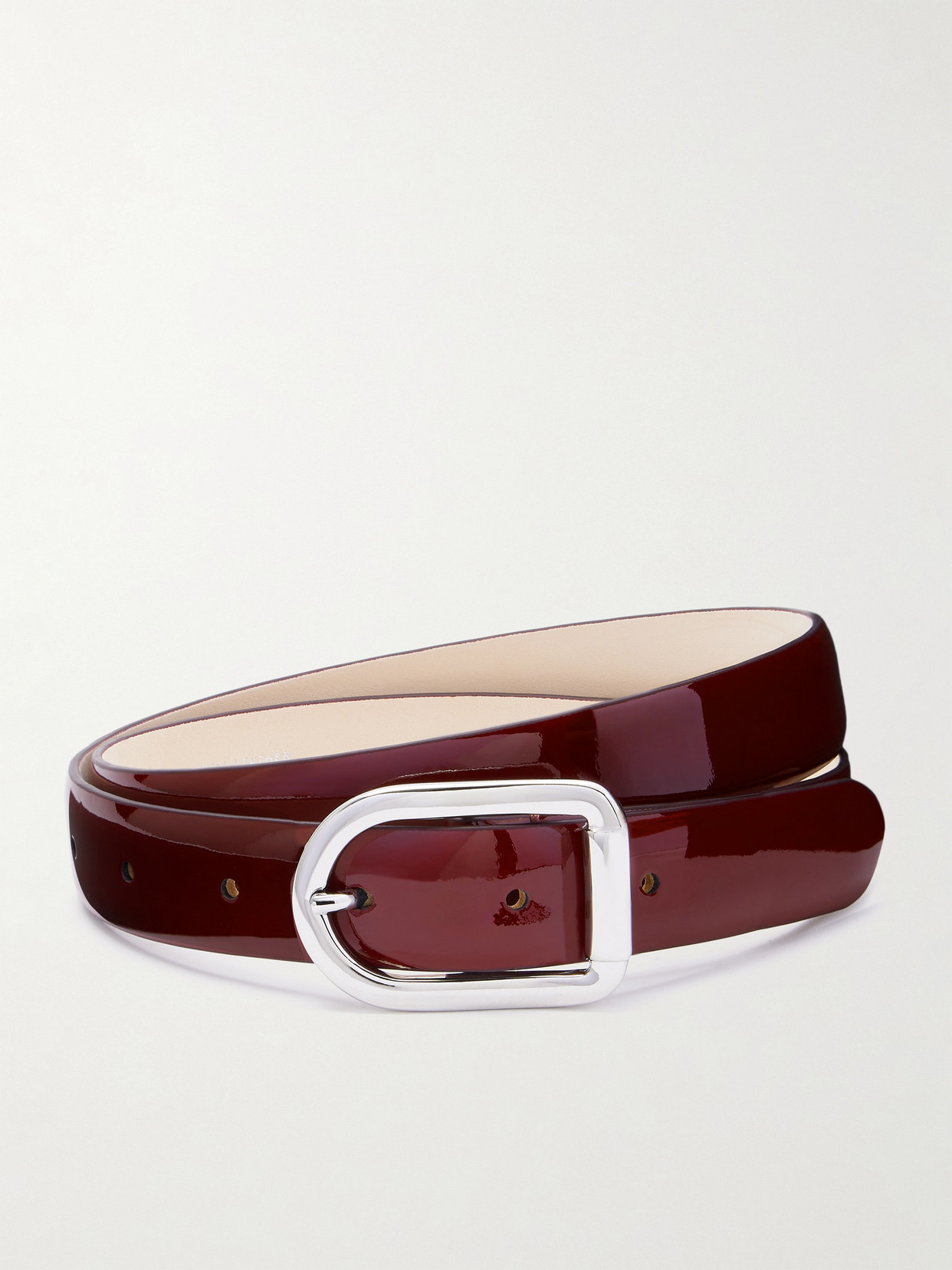 Dehanche Mija Leather Belt In Red