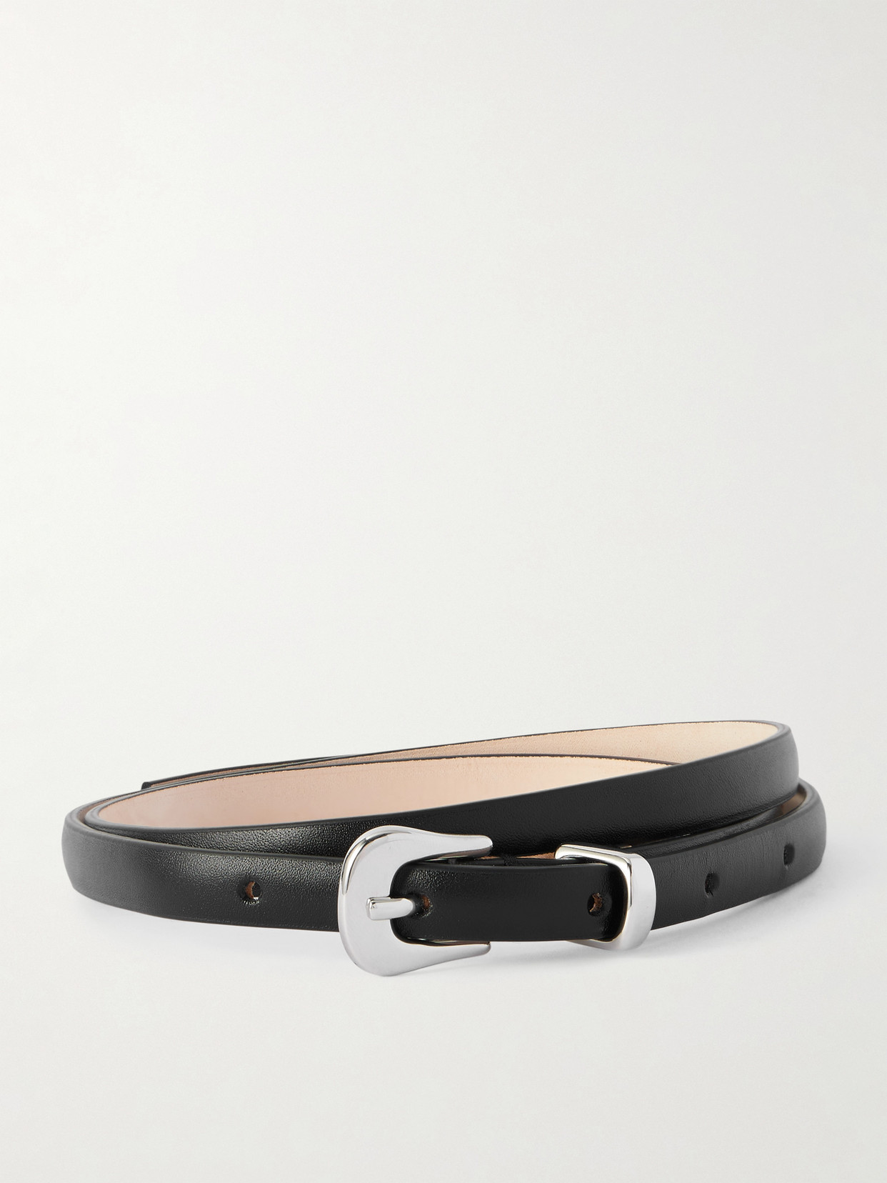 Dehanche Lefil Leather Belt In Black