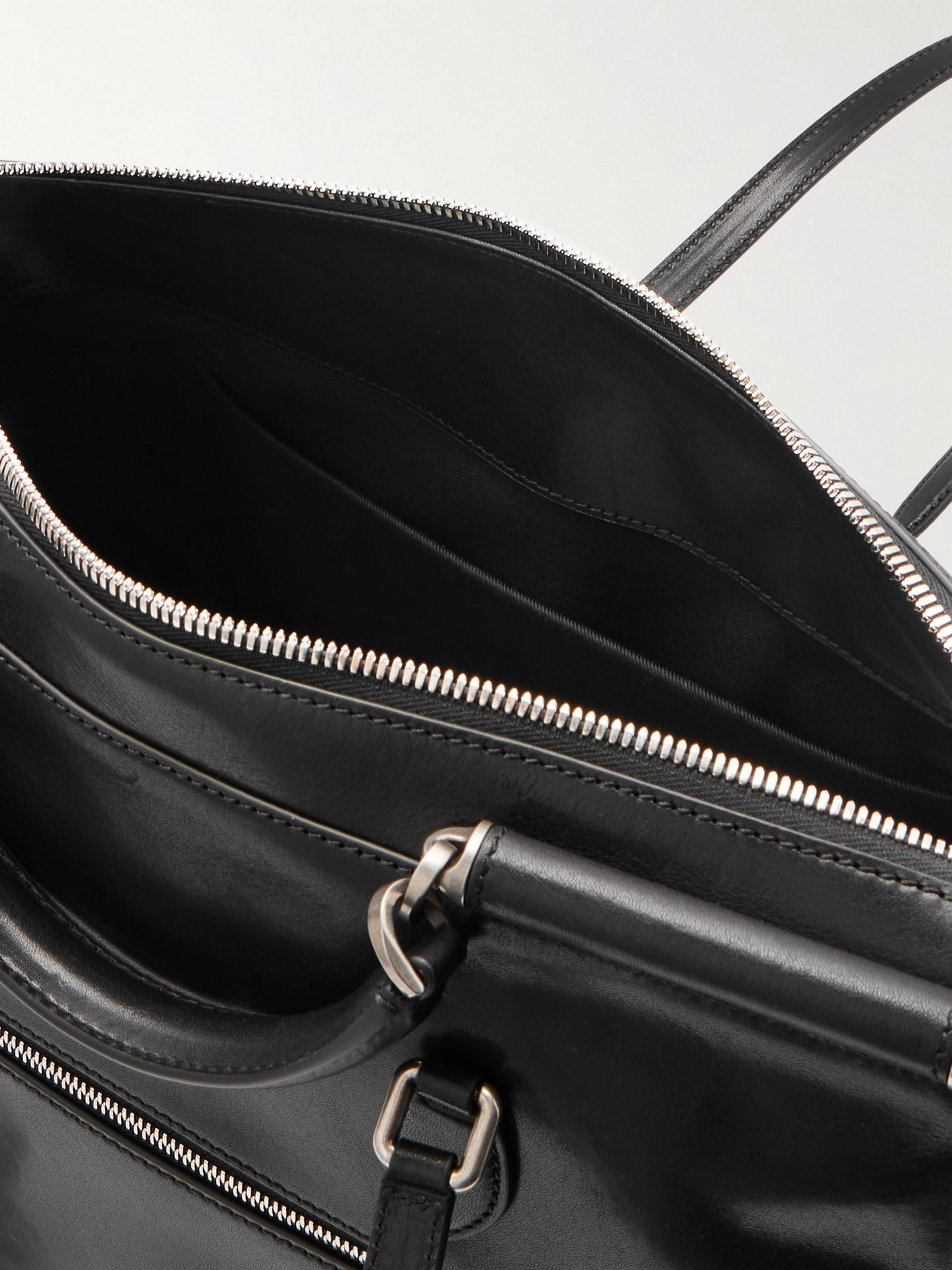 Dolce & Gabbana Rumble Leather Tote In Black