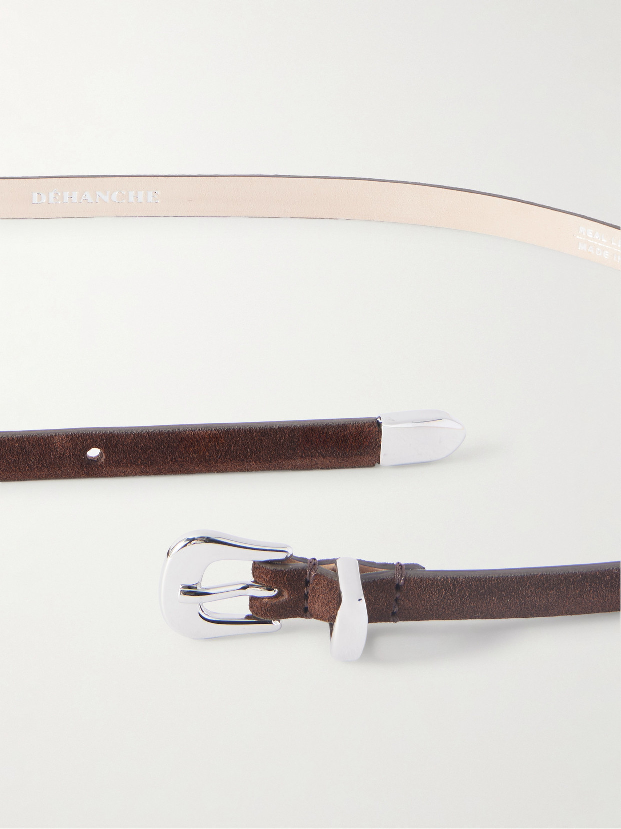 Dehanche Lefil Suede Belt In Brown
