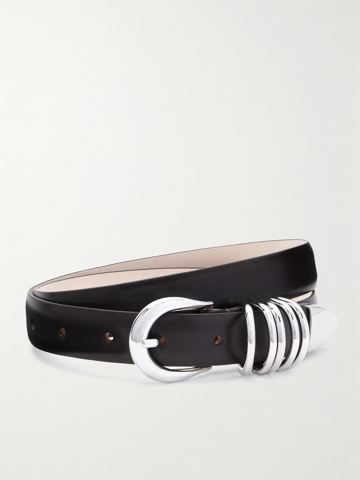 Dehanche Hollyhock Leather Belt In Brown