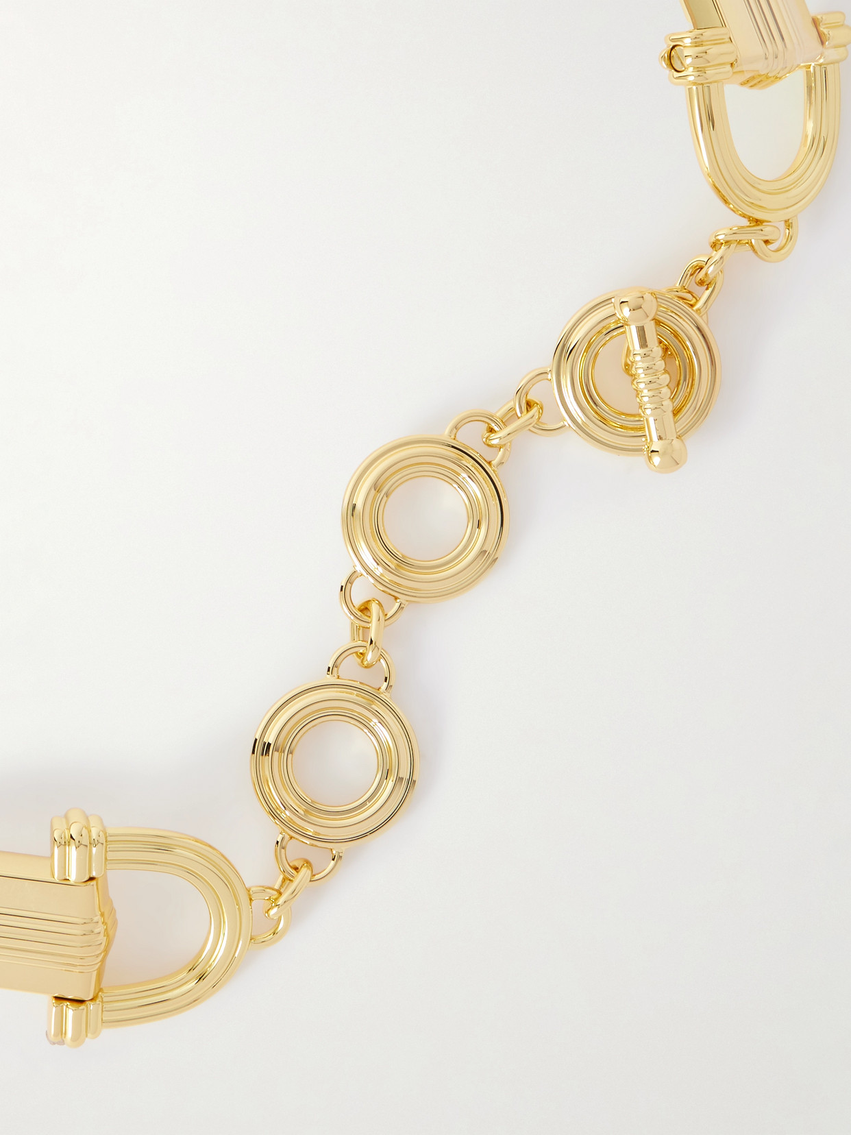 Dehanche Elysées Gold-plated And Leather Belt In Black