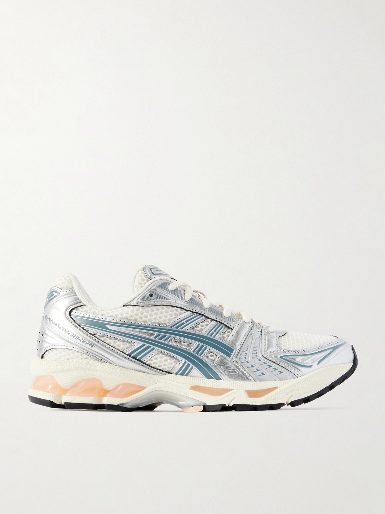 Asics - Gel-kayano 14 Rubber And Metallic Mesh Sneakers - Silver