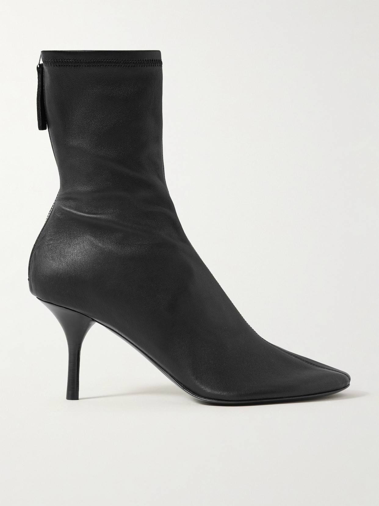 Acne Studios Leather Ankle Boots In Multi