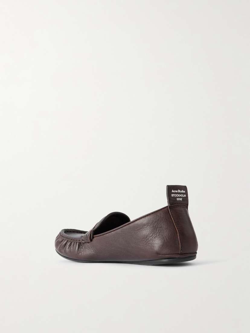 Acne Studios Textured-leather Loafers | Thumbnail 3 Acne Studios Textured-leather Loafers | Thumbnail 3