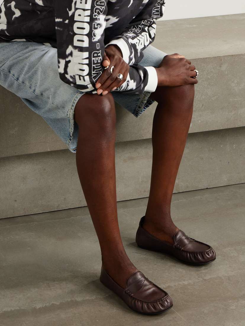 Acne Studios Textured-leather Loafers | Thumbnail 2 Acne Studios Textured-leather Loafers | Thumbnail 2