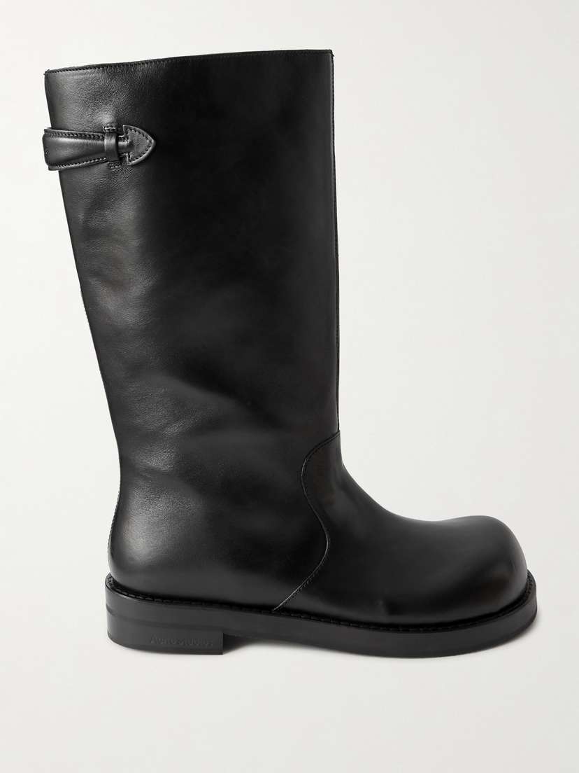 Acne Studios Beshay Leather Knee Boots
