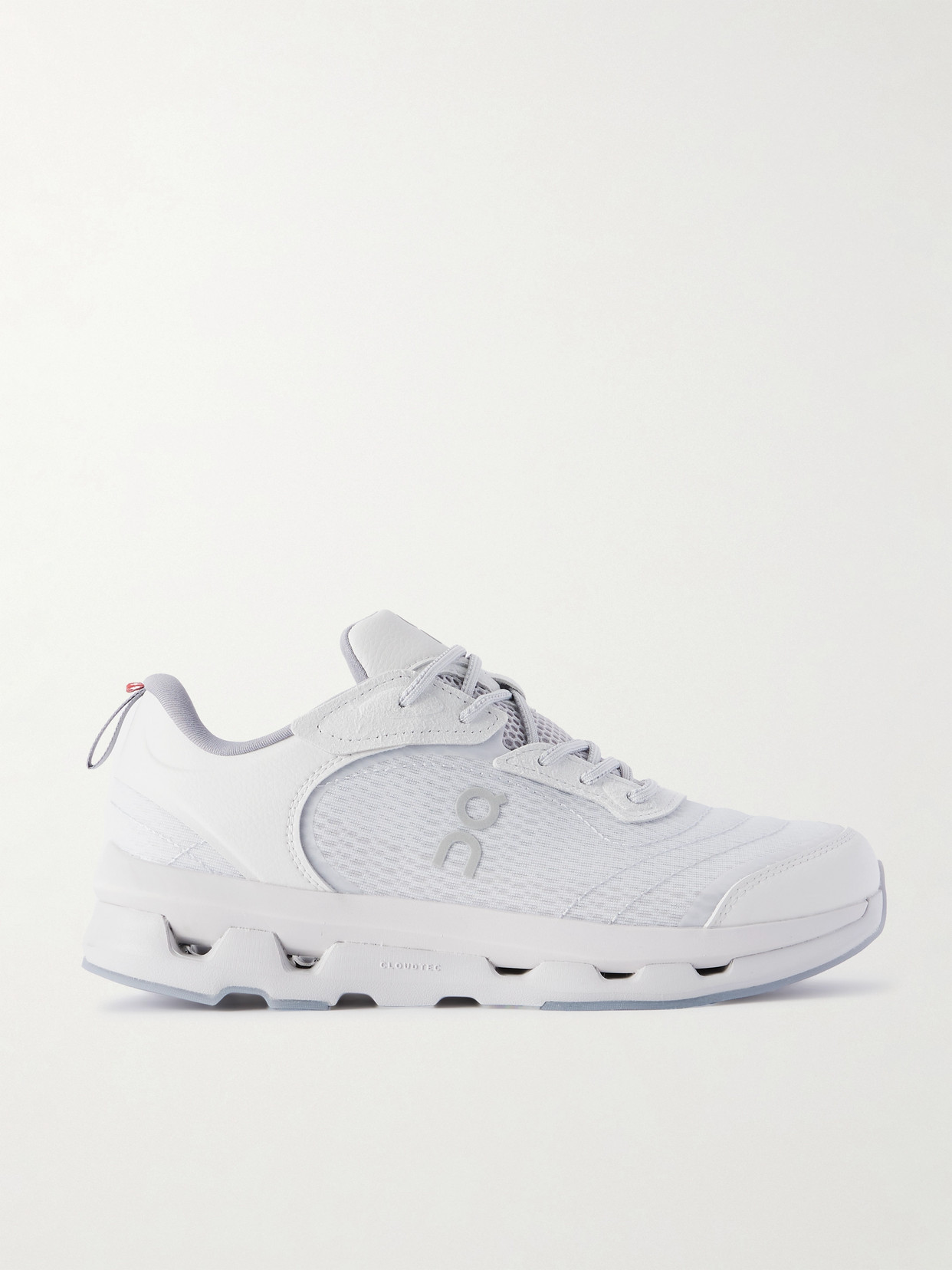 On Purple Cloudze Mo Sneakers In White