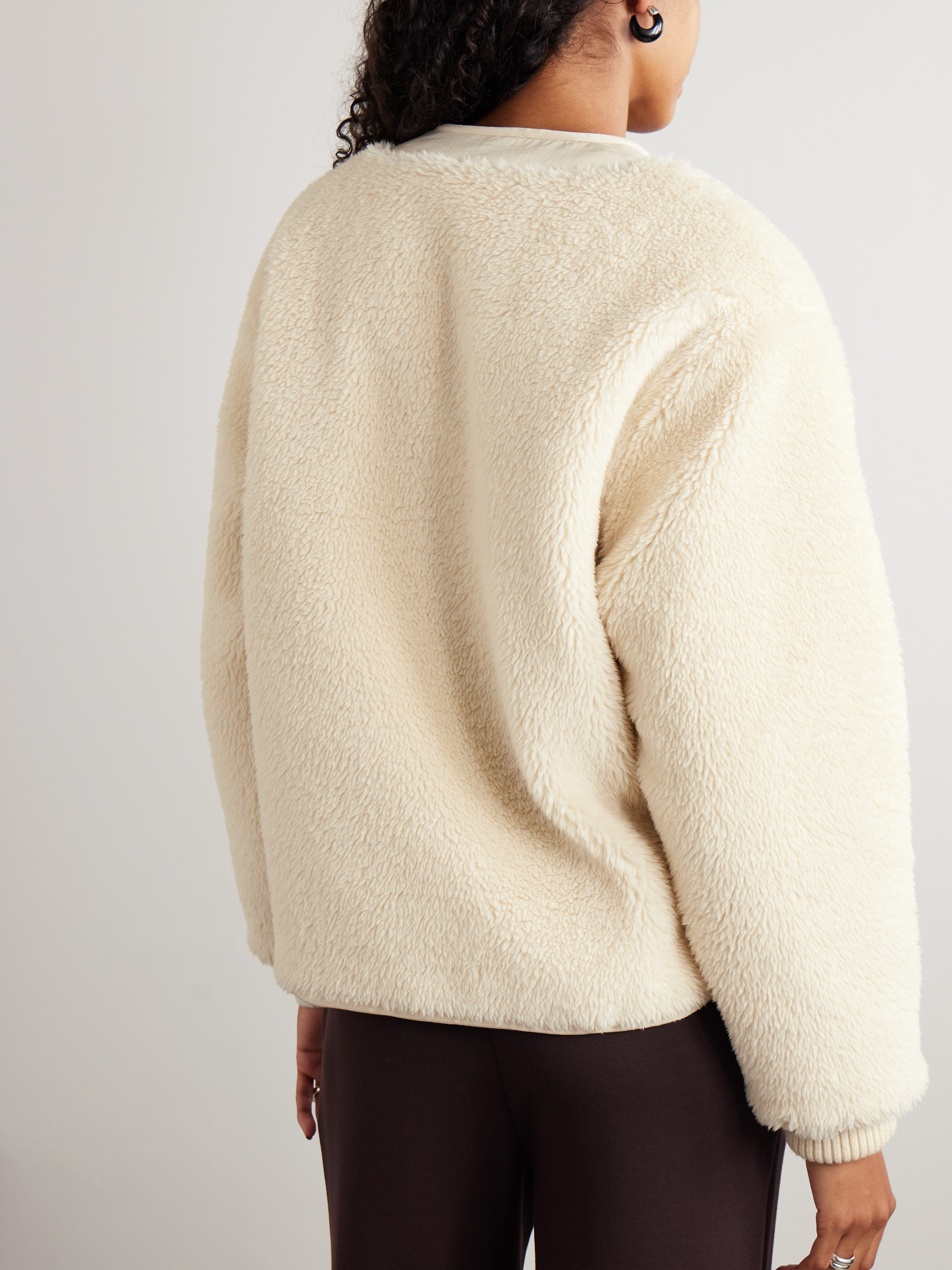 Varley Drew reversible fleece and quilted shell jacket
