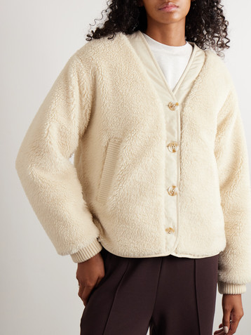 Varley Drew reversible fleece and quilted shell jacket