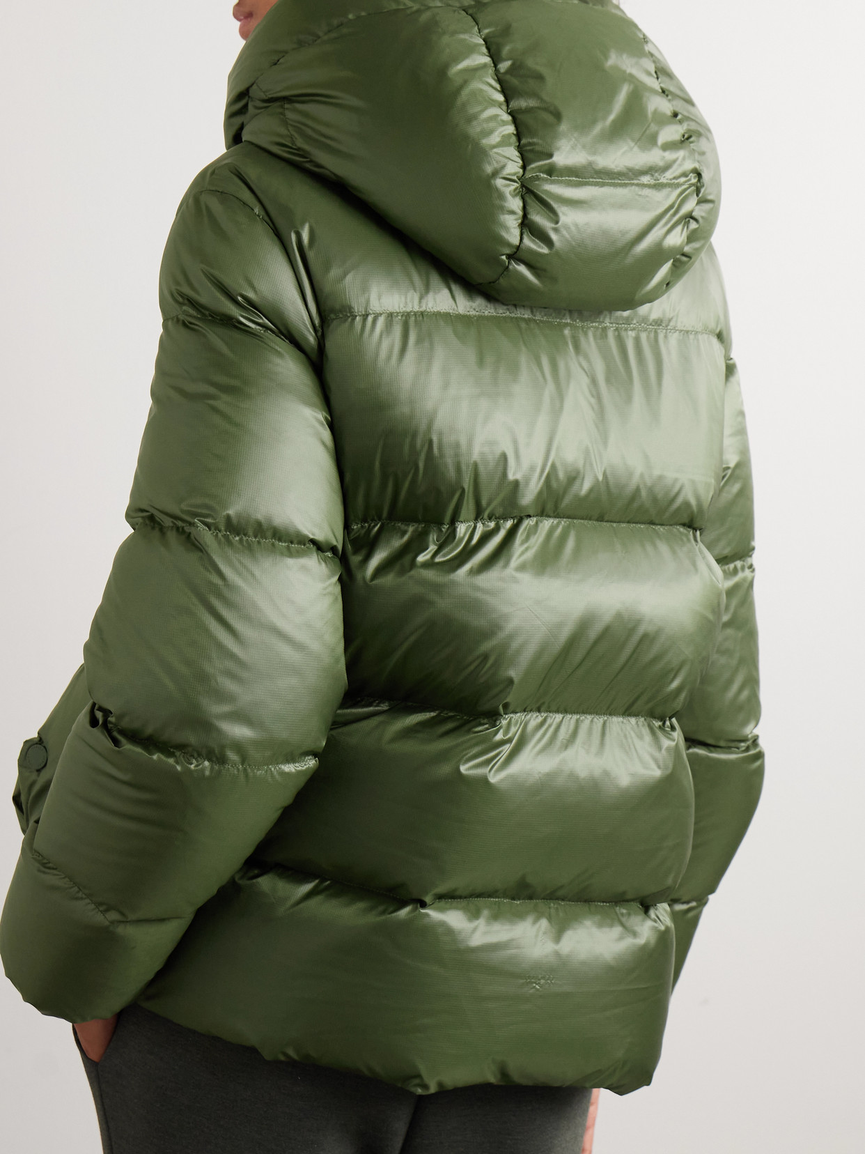 Madelina Hooded Quilted Shell Down Jacket