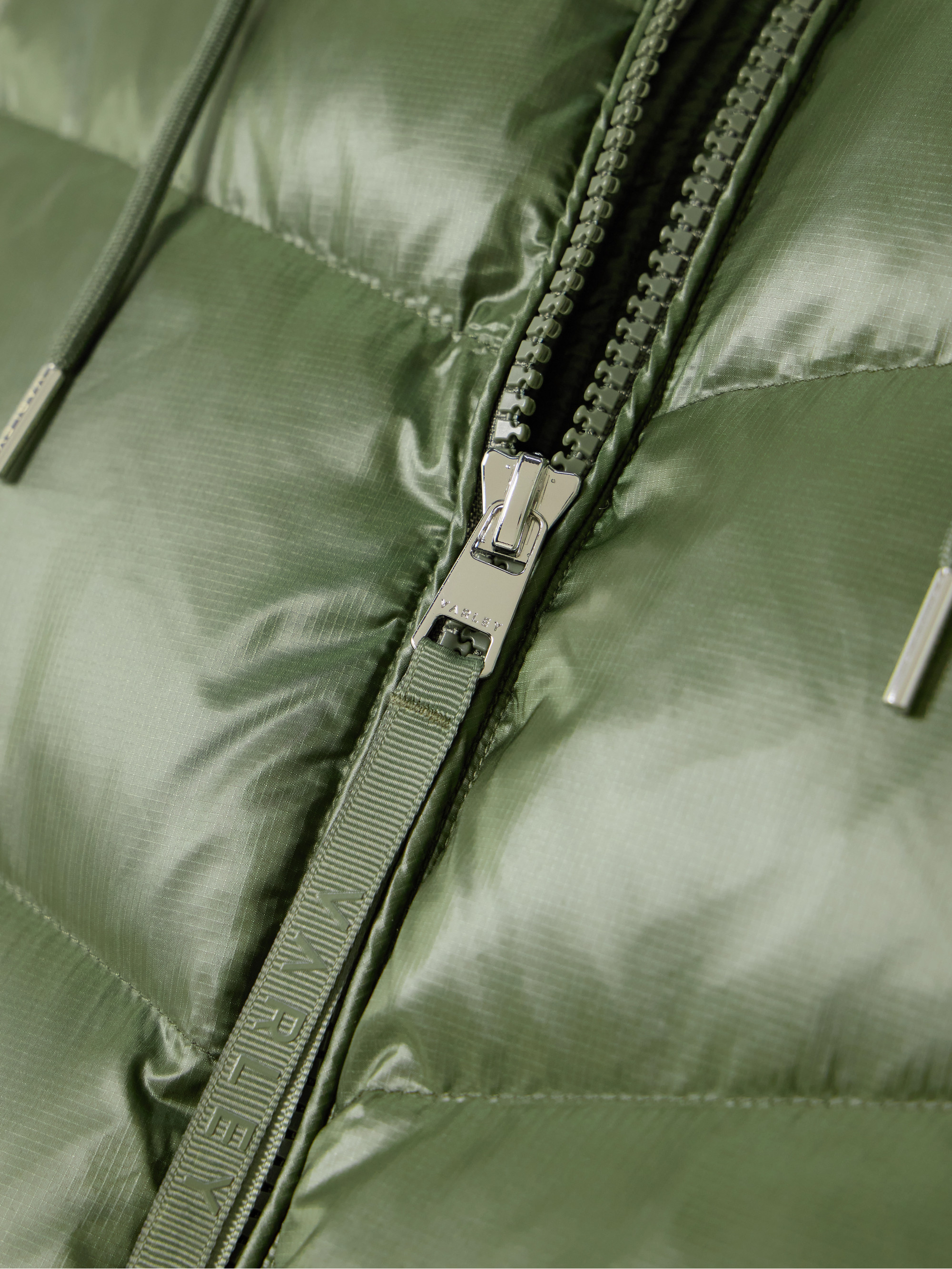 Varley Madelina hooded quilted shell down jacket thumbnail