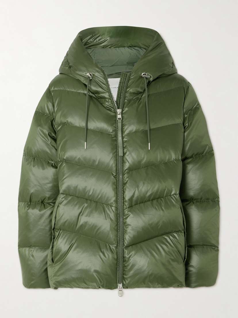 Varley Madelina Hooded Quilted Shell Down Jacket