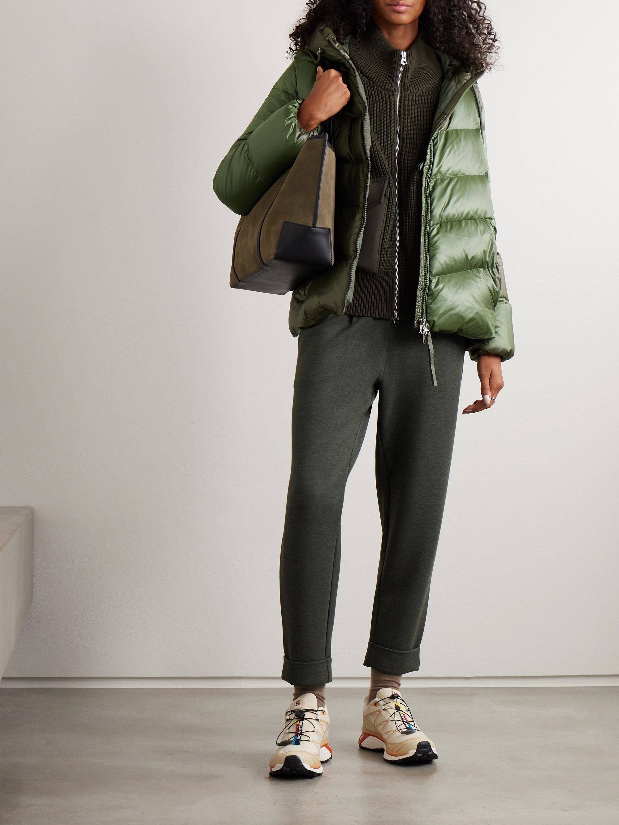 Varley Madelina hooded quilted shell down jacket thumbnail