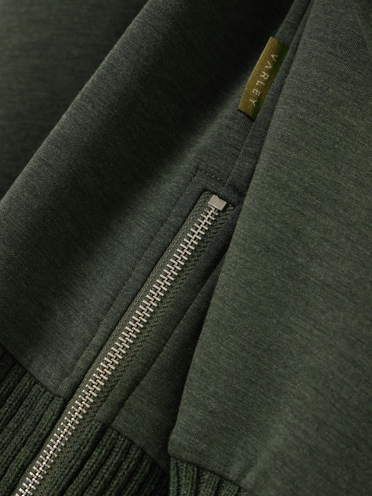 Barker Oversized Zip-Detailed Stretch-Jersey Turtleneck Sweatshirt