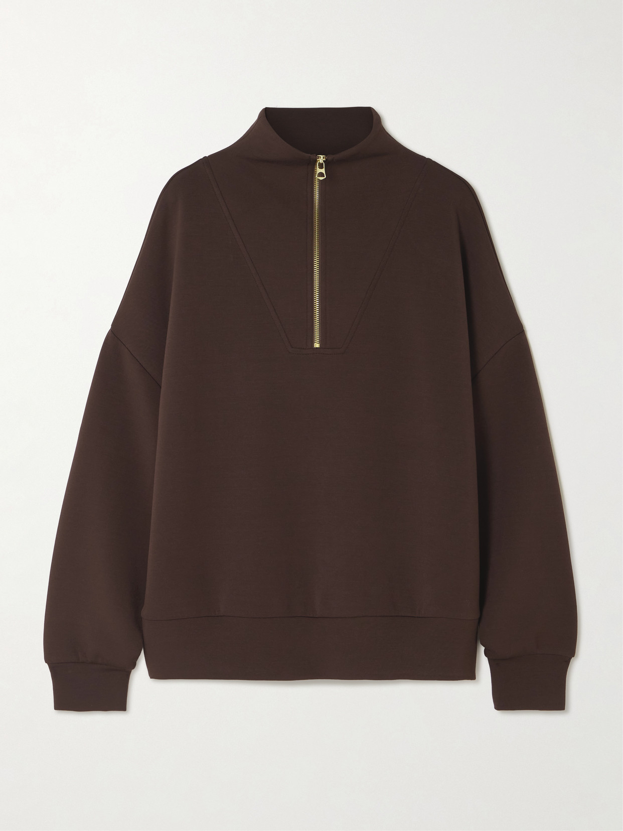 Varley Hawley Doublesoft® Sweatshirt In Brown