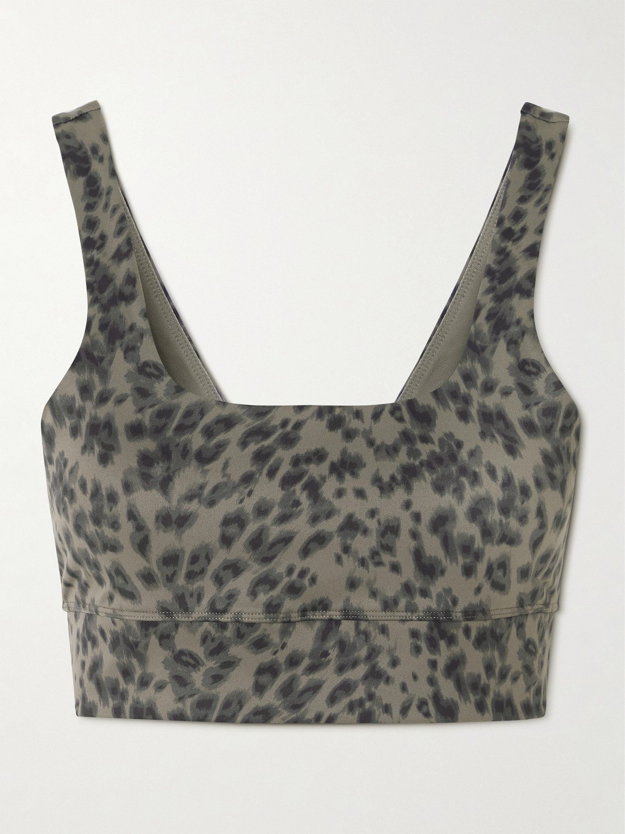 Varley Cori Cheetah-print Freesoft™ Sports Bra In Multi