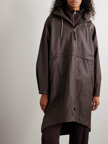 Varley - Kirsten hooded paneled coated-shell jacket | Plush