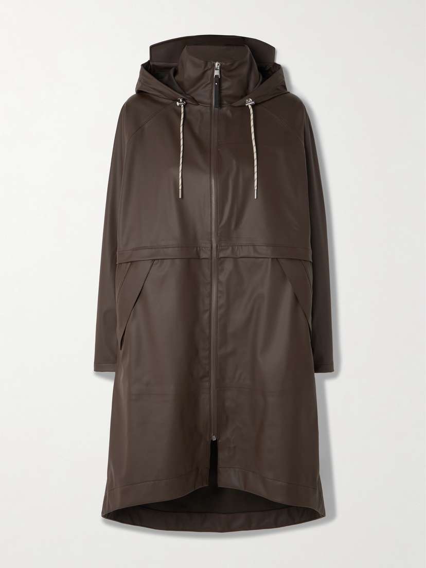 Varley Kirsten Hooded Paneled Coated-shell Jacket