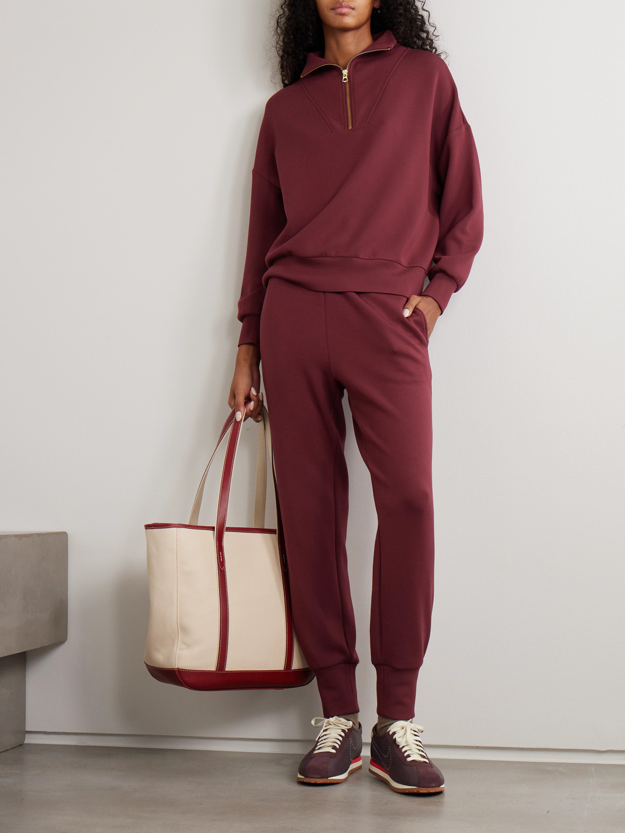 Varley Hawley Half-zip Sweatshirt In Multi